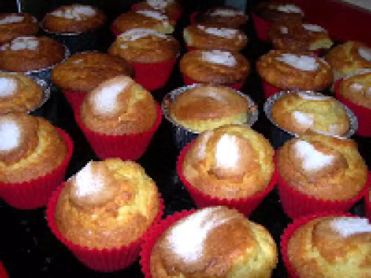 Magdalenas de nata. Paso a paso. - foto 2