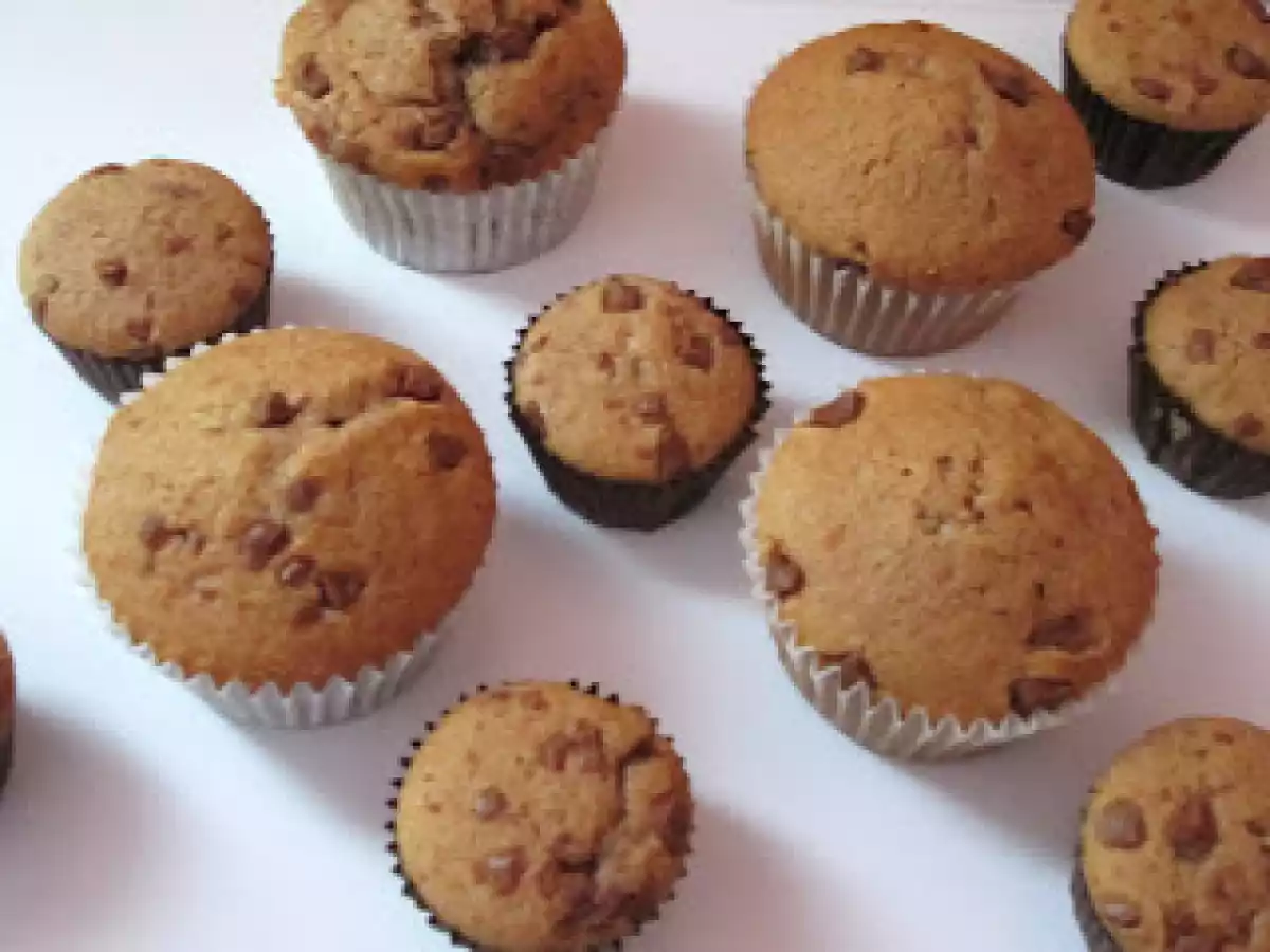 Magdalenas de nutella