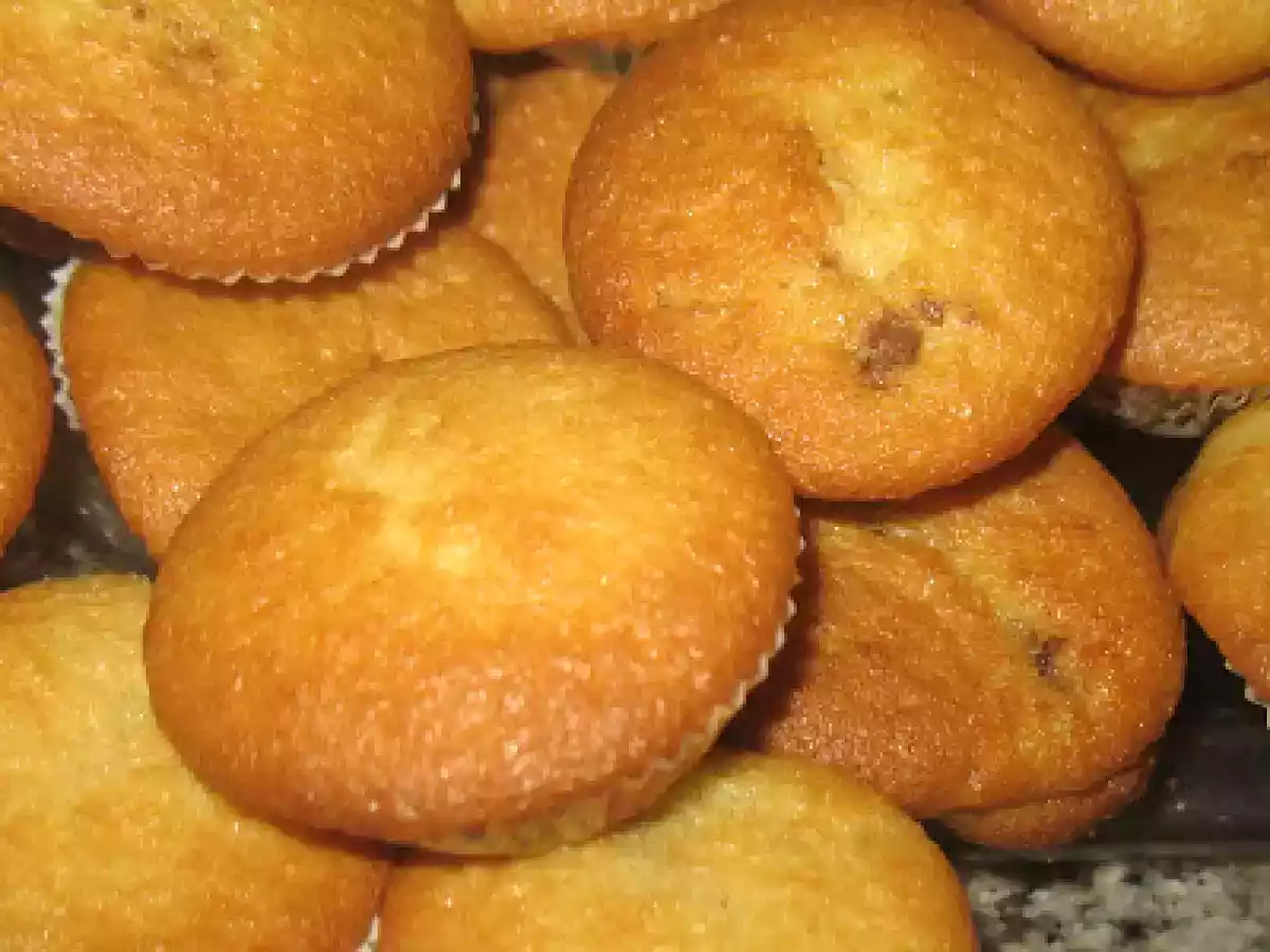 Magdalenas de plátano con chocolate - foto 2