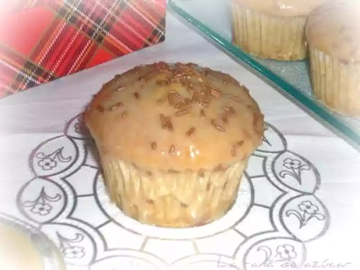 Magdalenas de toffee.Reto semana 9