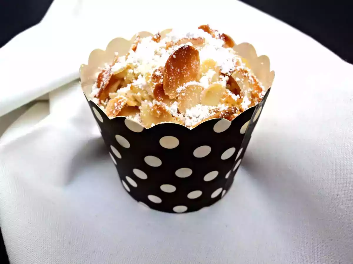 Magdalenas de vainilla y almendras