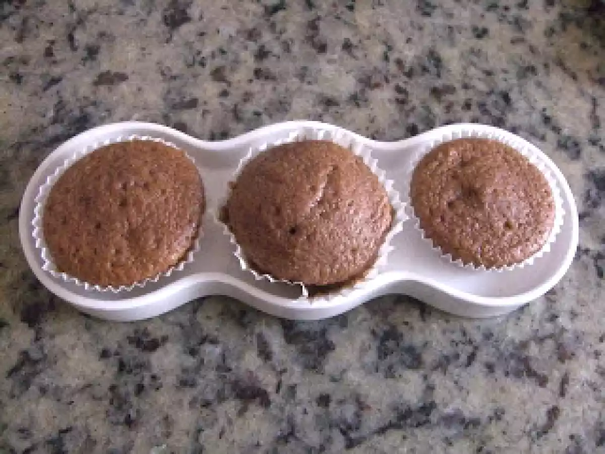 Magdalenas de yogur y chocolate