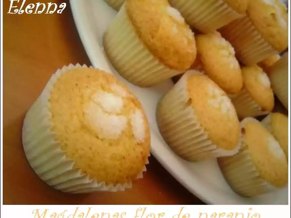 Magdalenas flor de naranjo