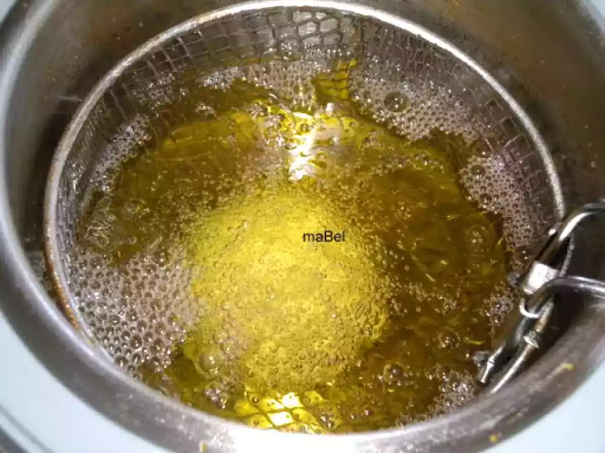 Magdalenas fritas rellenas de Nutella - foto 11