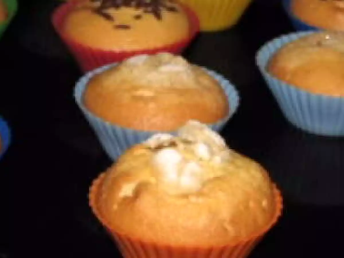 Magdalenas Magdalenas rellenas de Nutella-tradicional