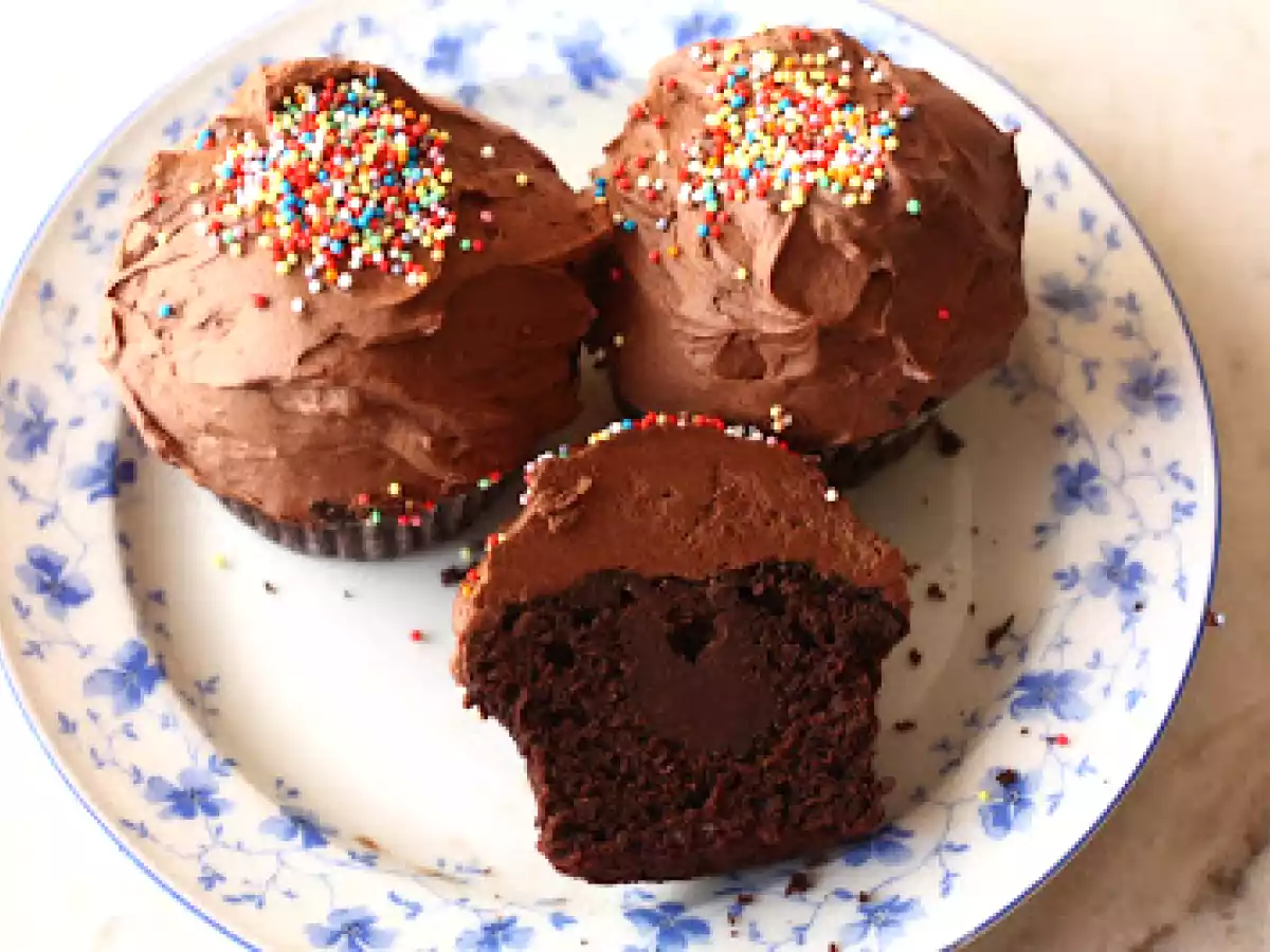 Magdalenas tres chocolates - foto 2