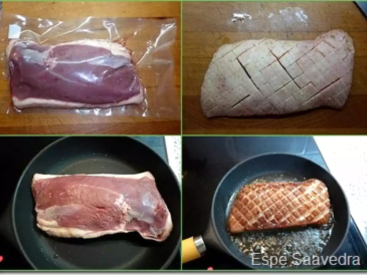 Magret de pato a la salsa de pistachos - foto 4