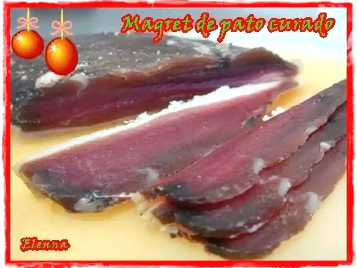 Magret de pato curado