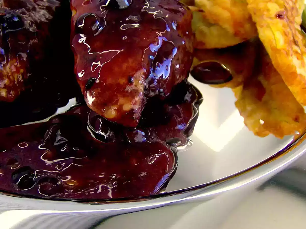 Magret de pato en vinagre balsámico