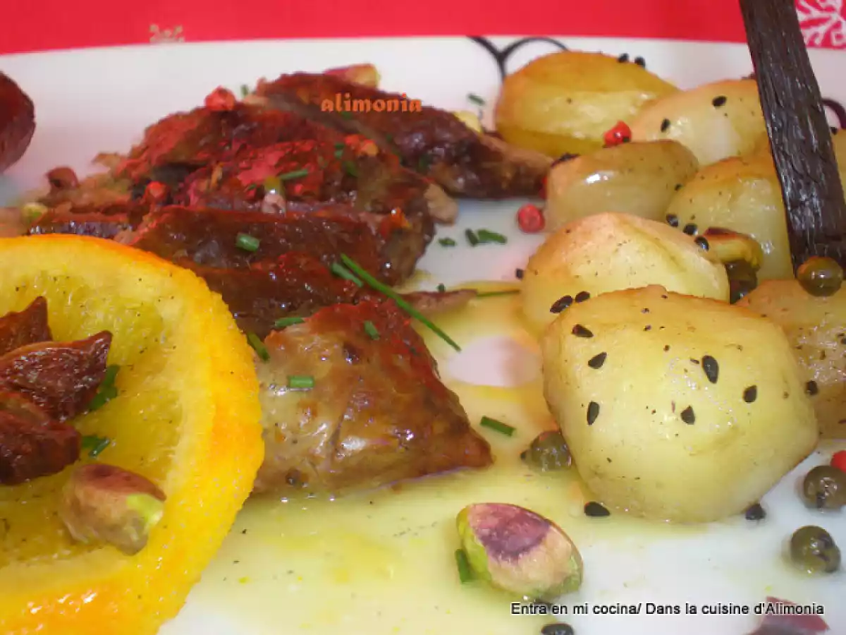 Magrets de pato-salsa naranja especias.vainilla - foto 4