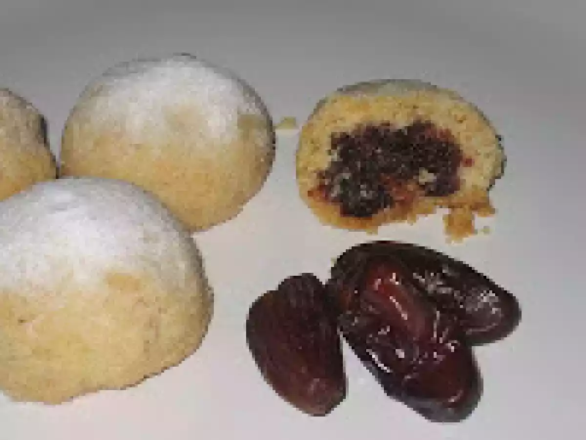 Mahmul de dátiles y nueces, dulce árabe