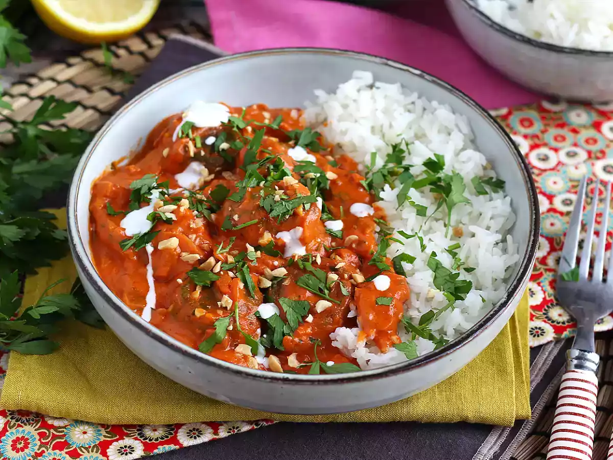 Malai Kofta vegano: albóndigas de garbanzo con salsa de tomate - foto 3