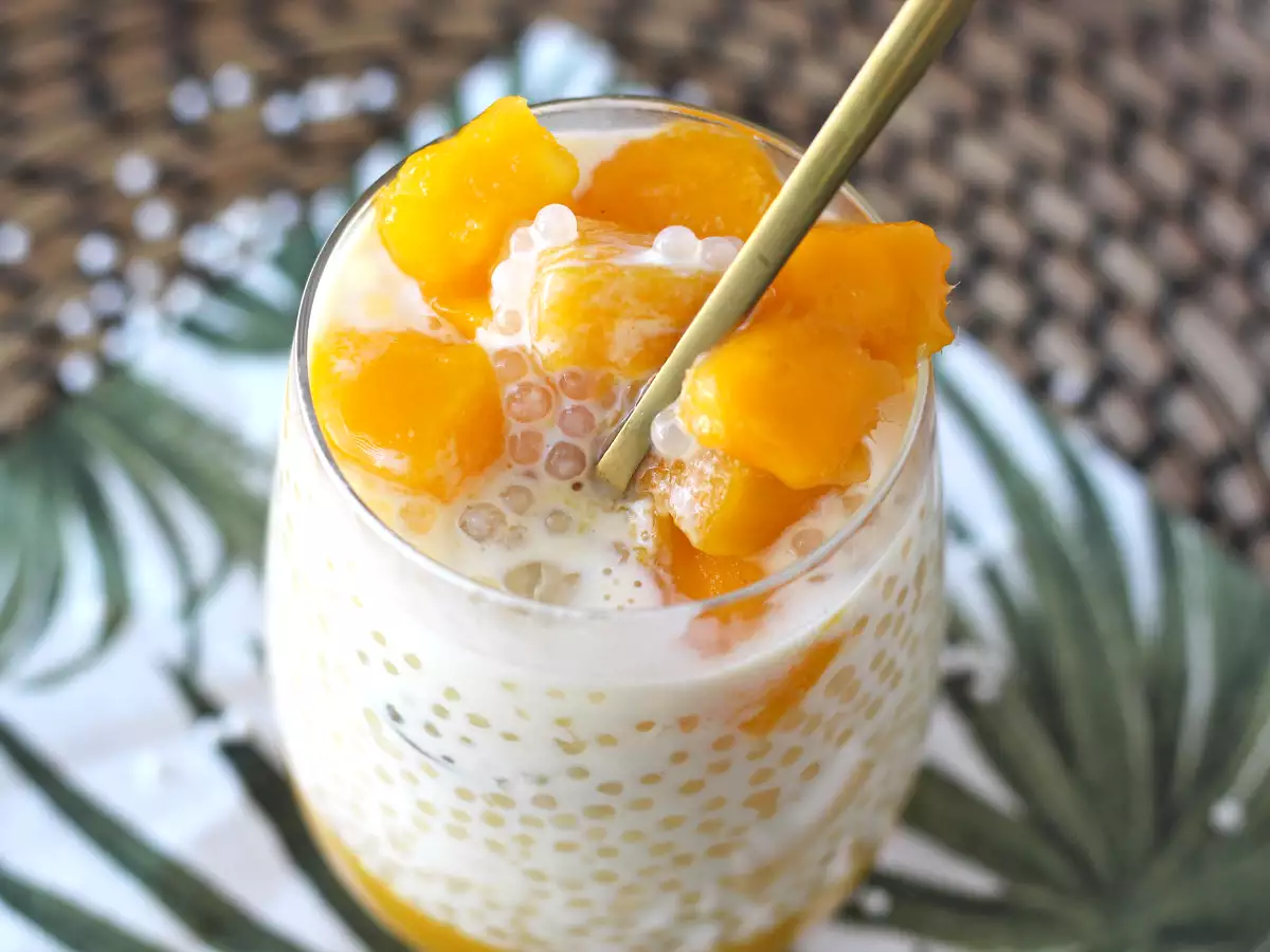 Mango sago, el postre asiático con tapioca y mango que conquista por su sencillez - foto 2