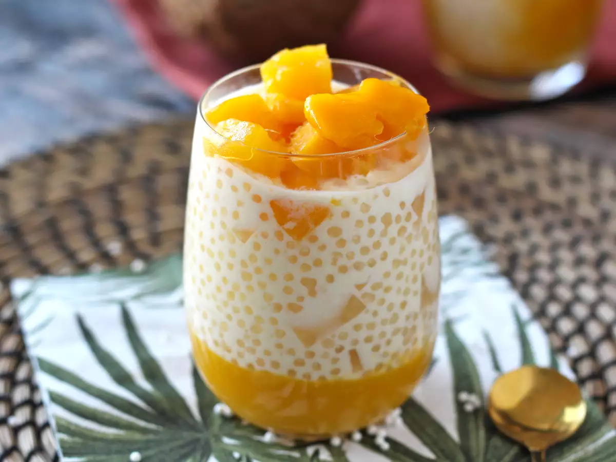 Mango sago, el postre asiático con tapioca y mango que conquista por su sencillez - foto 3