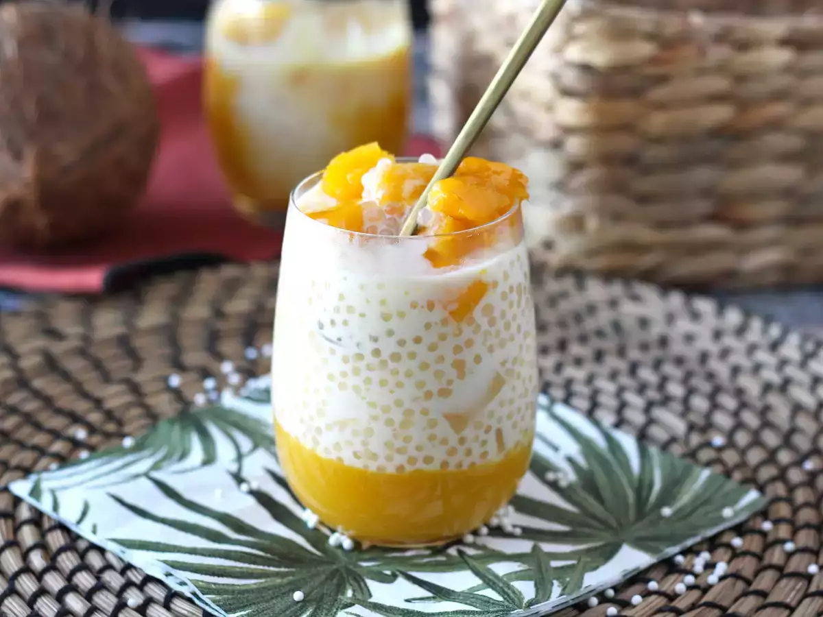 Mango sago, el postre asiático con tapioca y mango que conquista por su sencillez - foto 5