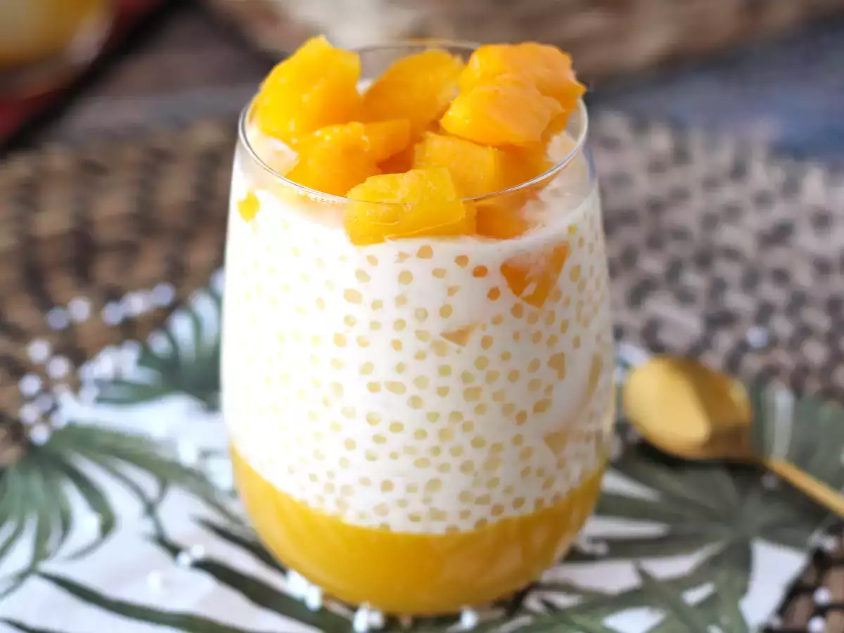 Mango sago, el postre asiático con tapioca y mango que conquista por su sencillez - foto 6