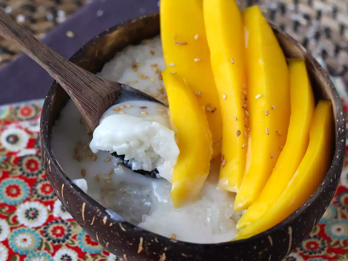 Mango sticky rice, el postre tailandés que no te puedes perder - foto 3