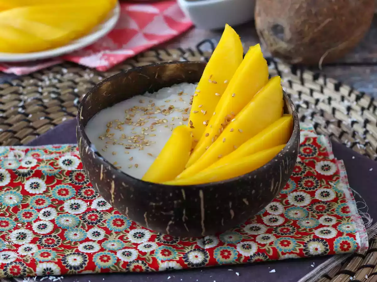 Mango sticky rice, el postre tailandés que no te puedes perder - foto 4