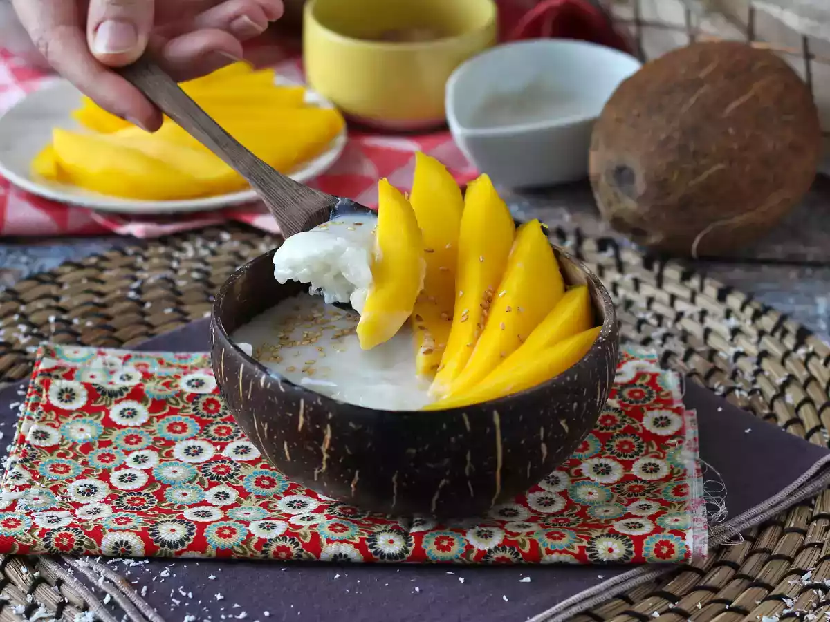 Mango sticky rice, el postre tailandés que no te puedes perder - foto 7