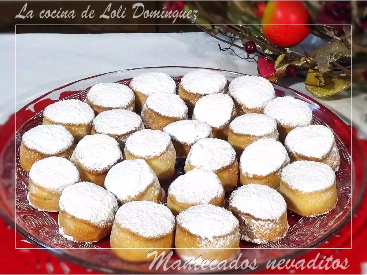 Mantecados nevaditos