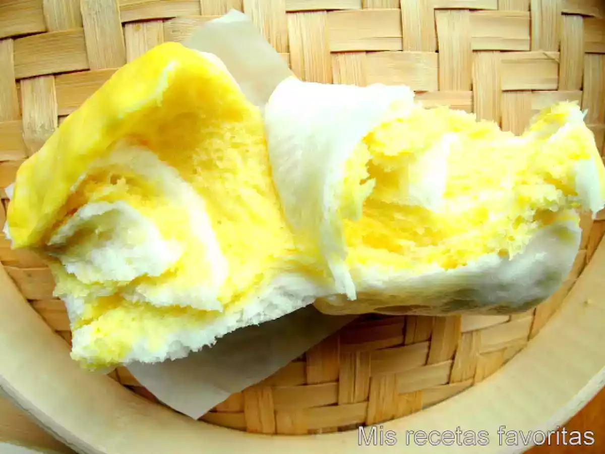 Mantou, panecillos al vapor de calabaza