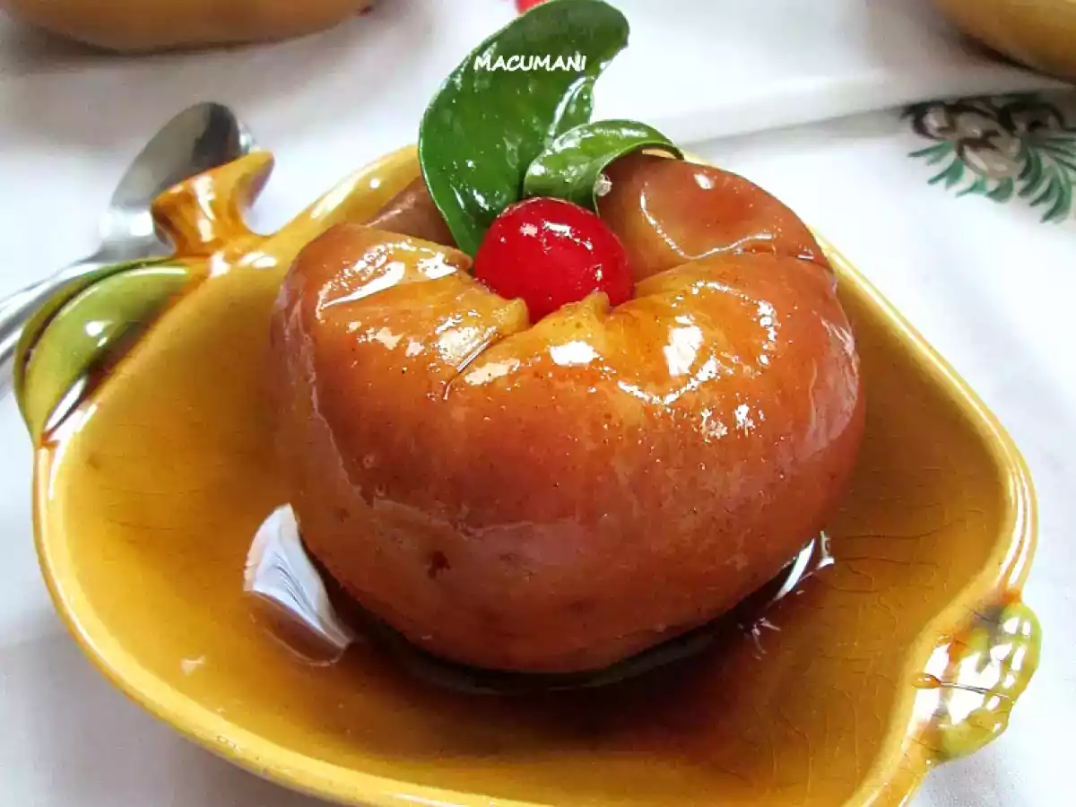 Manzanas al microondas