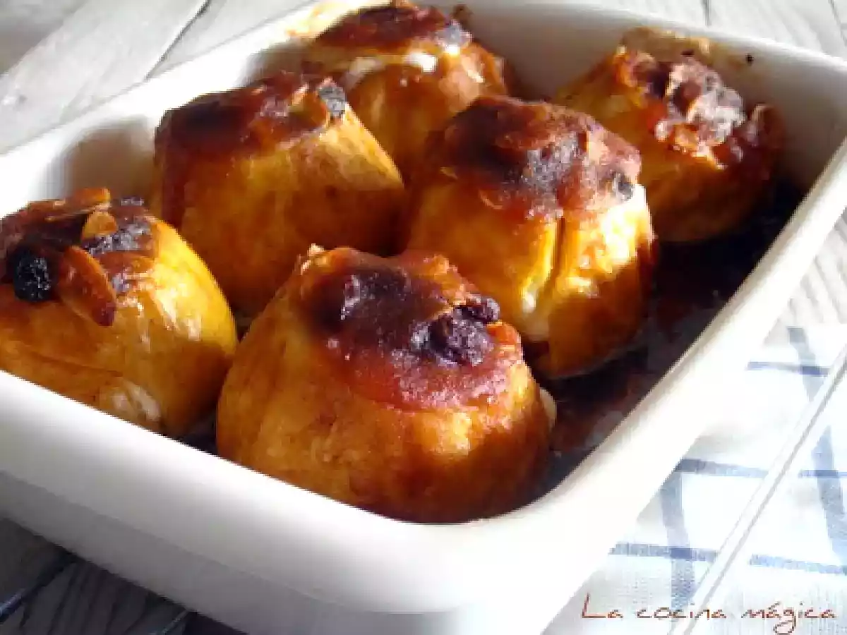 MANZANAS ASADAS CON MARSALA