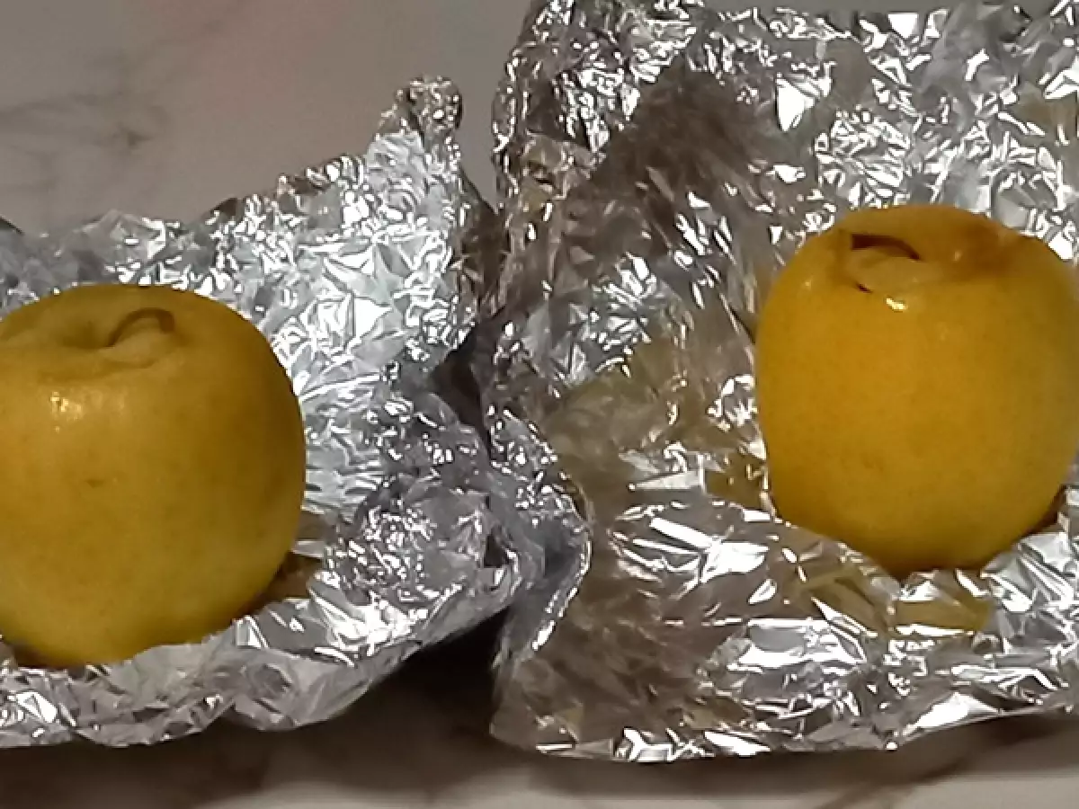 Manzanas asadas en el congelador - foto 4