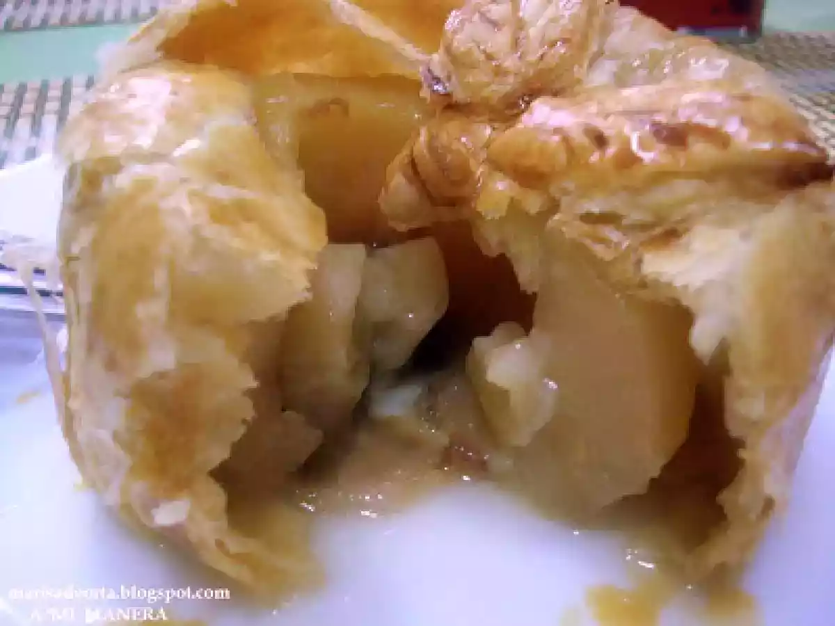 Manzanas con hojaldre - foto 2