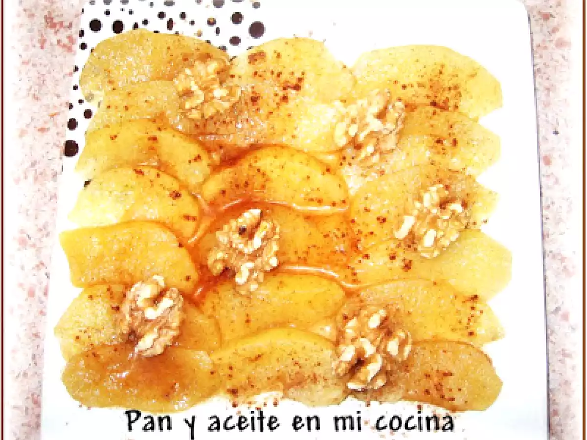 MANZANAS EN MICROONDAS