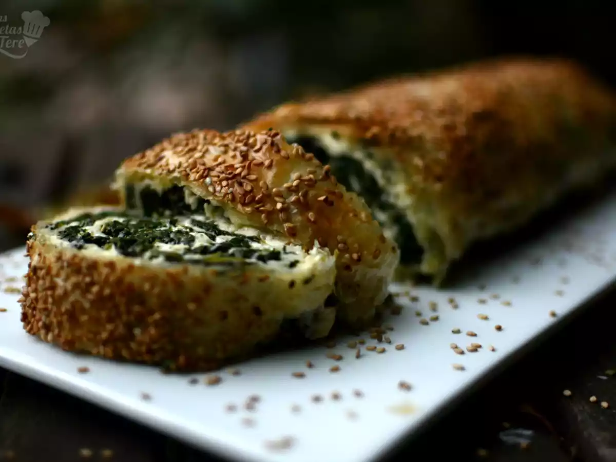 Maravilloso borek de espinacas y queso
