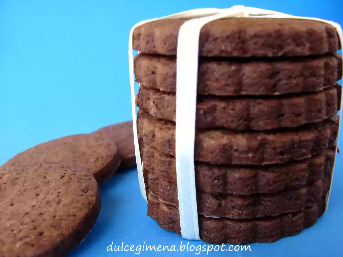 Masa básica de galletas de chocolate