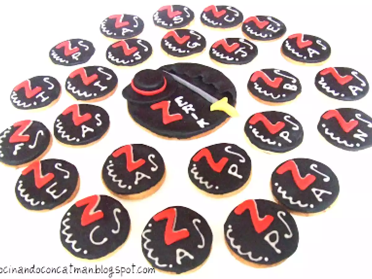 Masa de Galletas para decorar SIN FRIO!!! Galletas del Zorro para Erik...