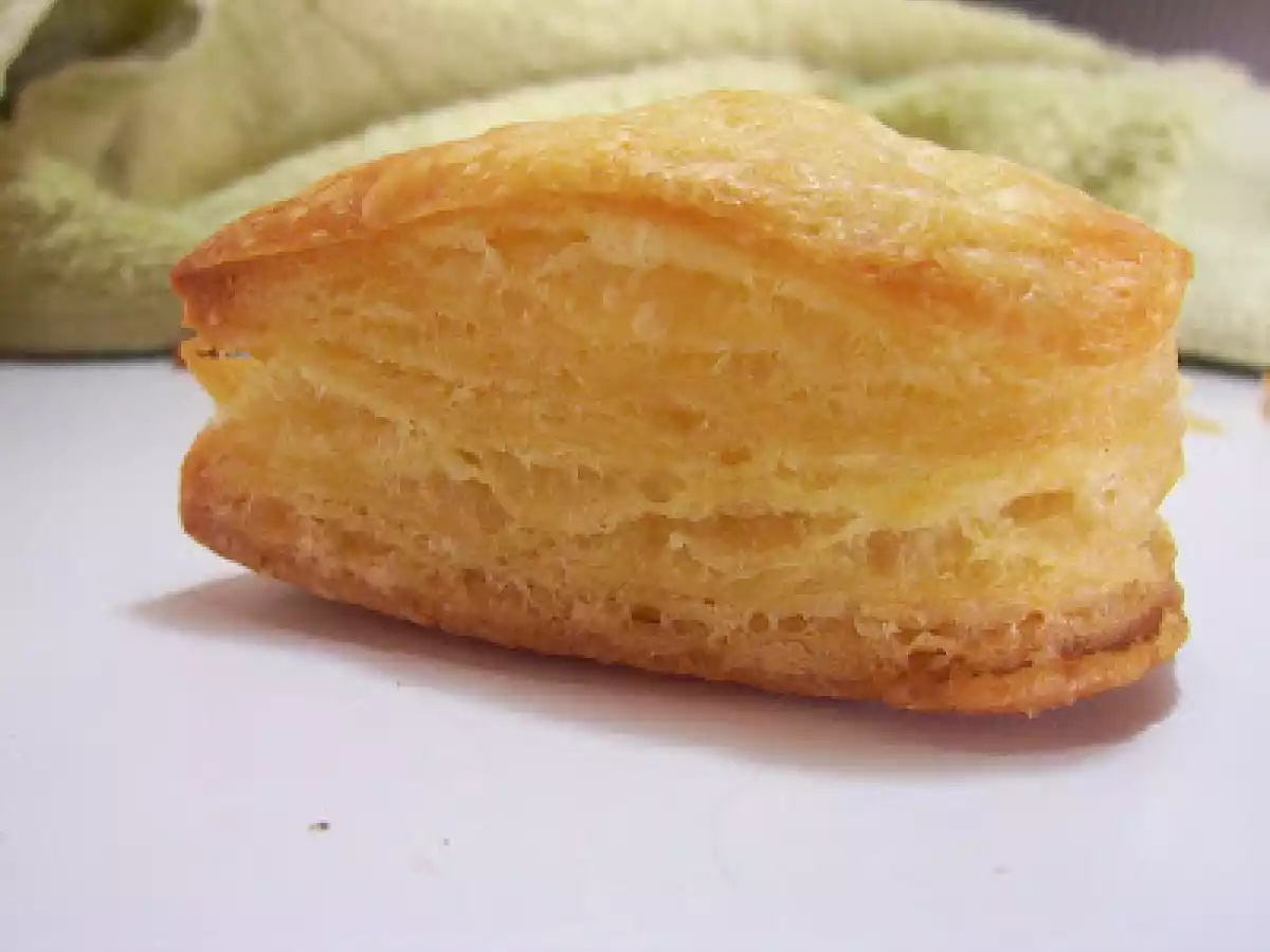 Masa de hojaldre, milhojas