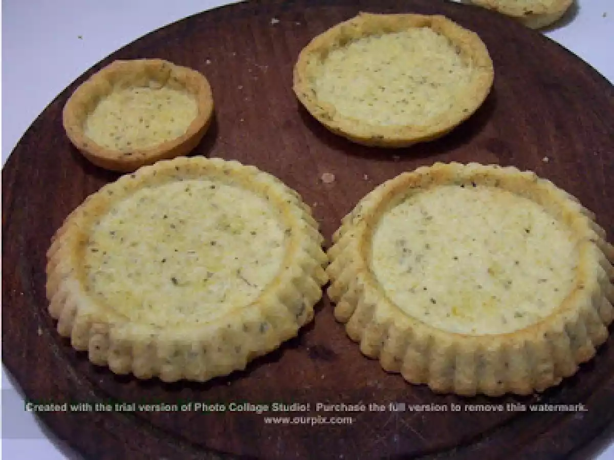 Masa tartaletas saladas