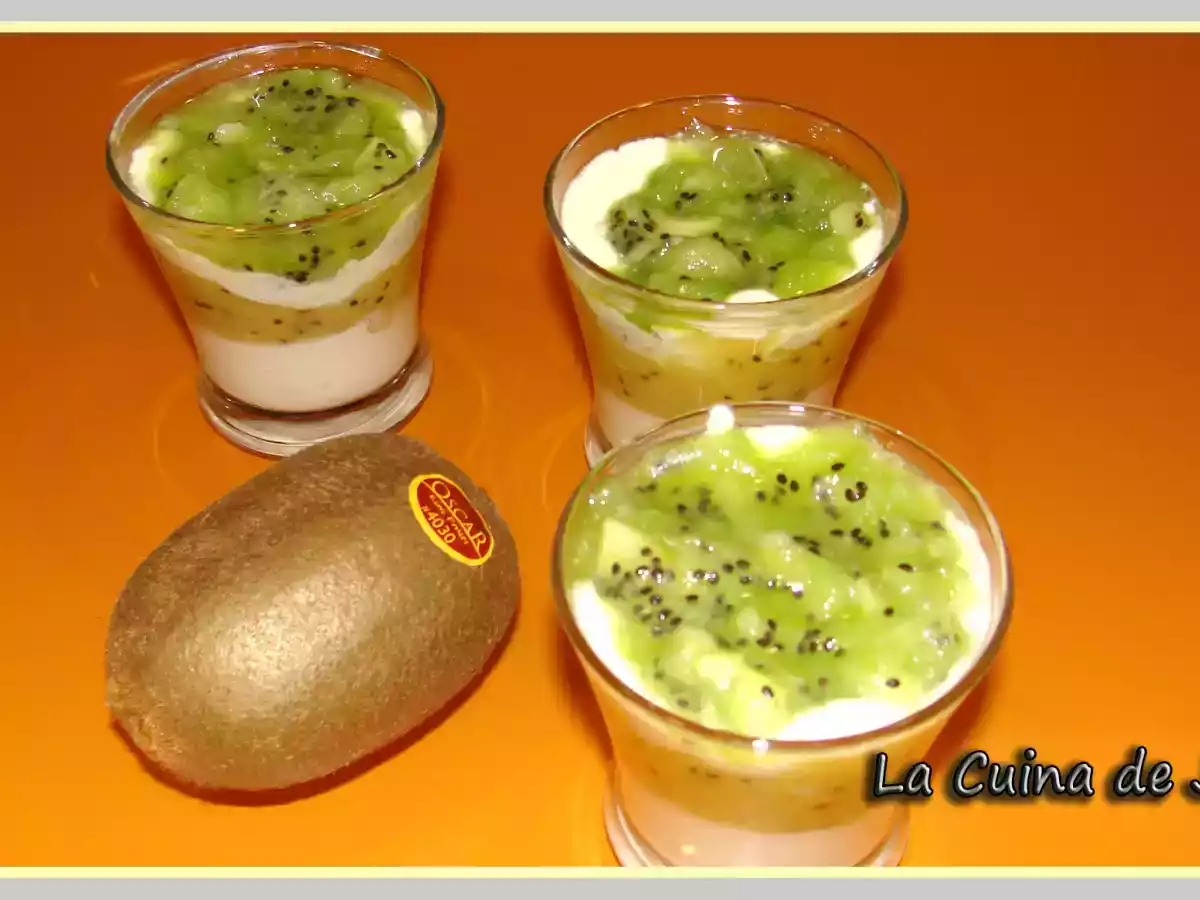 Mascarpone a los Kiwis