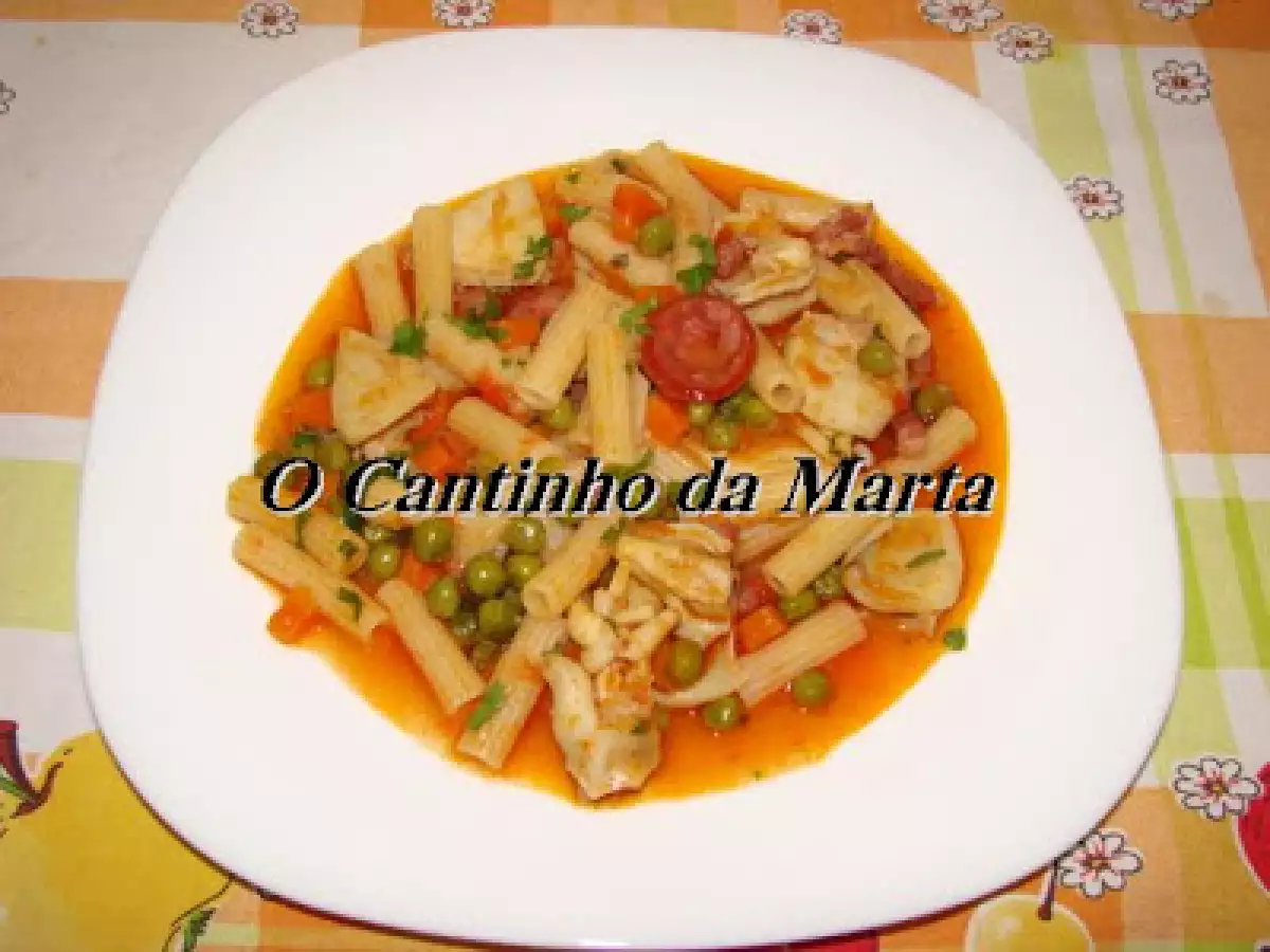 Massada de Chocos com Ervilhas