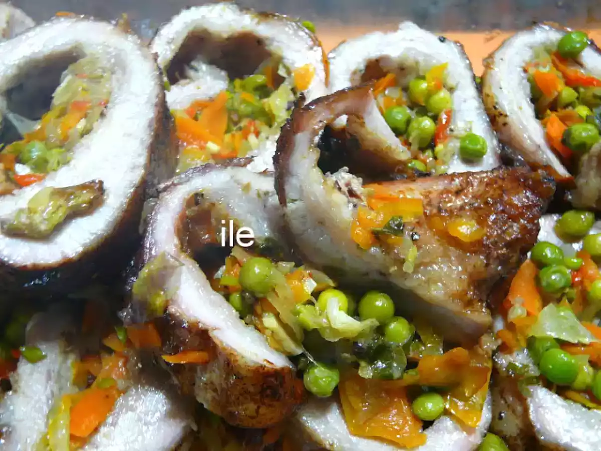 Matambre de cerdo relleno