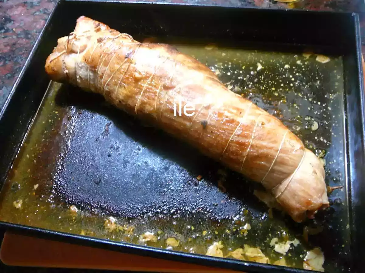 Matambre de cerdo relleno al vino blanco - foto 2