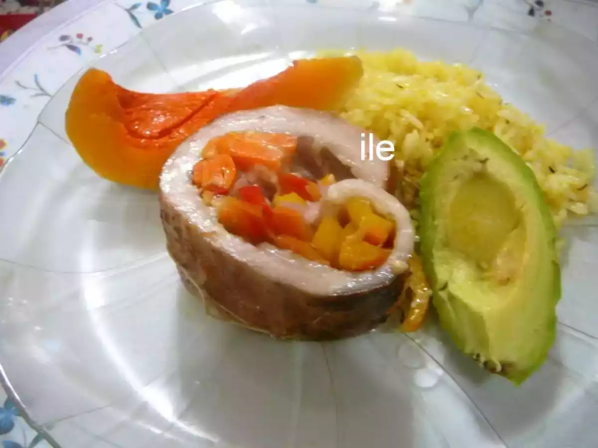 Matambre de cerdo relleno al vino blanco - foto 9