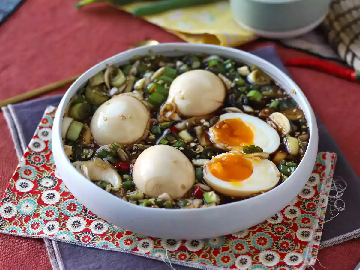 Mayak Gyeran - Huevos marinados coreanos - foto 5