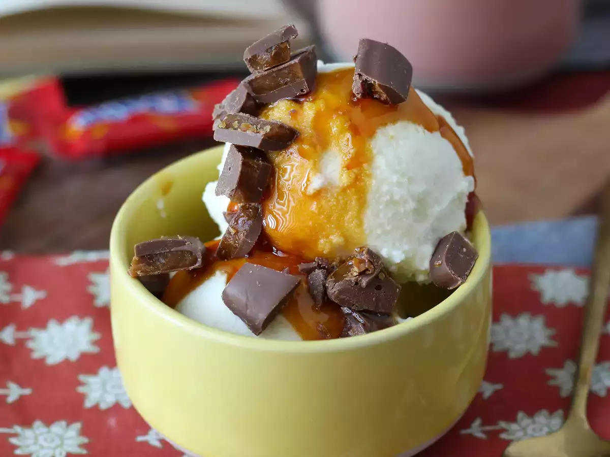 McFlurry casero de Daim y caramelo con Ninja Creami - foto 3
