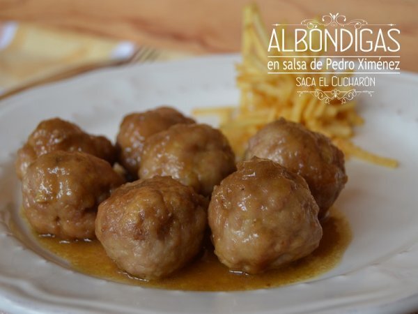 Albóndigas con salsa de Pedro Ximénez