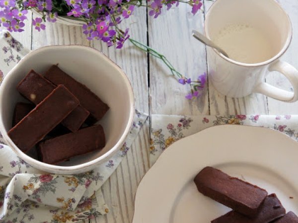 Financiers de chocolate al kinder