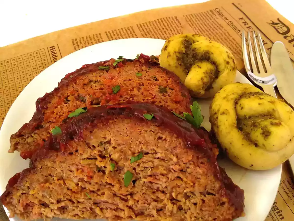 MEATLOAF {PASTEL DE CARNE, RECETA TRADICIONAL AMERICANA} - foto 2