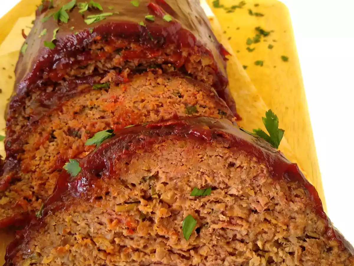 MEATLOAF {PASTEL DE CARNE, RECETA TRADICIONAL AMERICANA} - foto 3