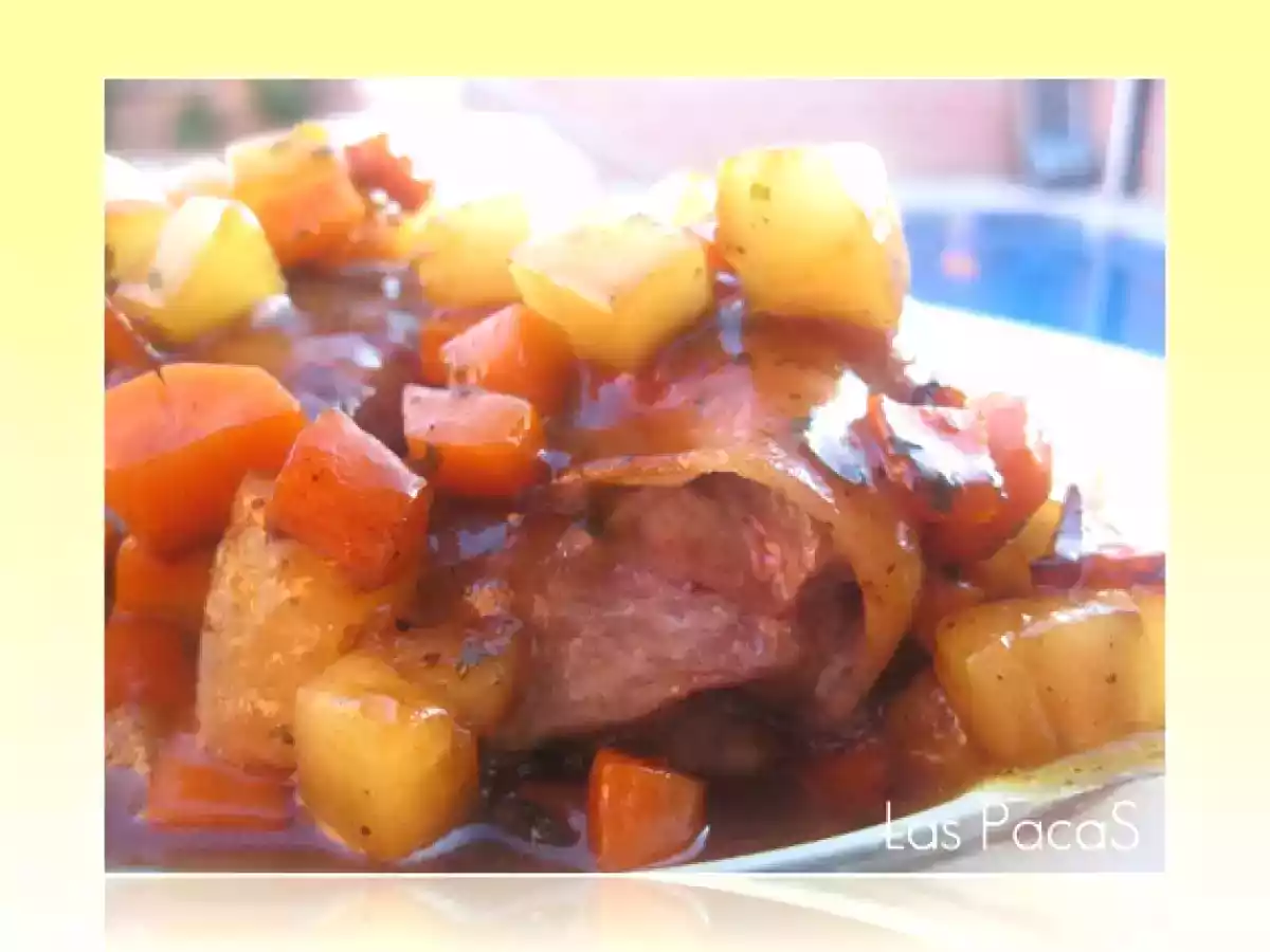 Medallones de Lomo con Salsa Agridulce