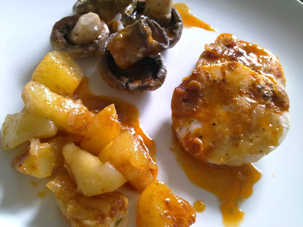 MEDALLONES DE MERLUZA CON GUARNICIÓN - foto 3