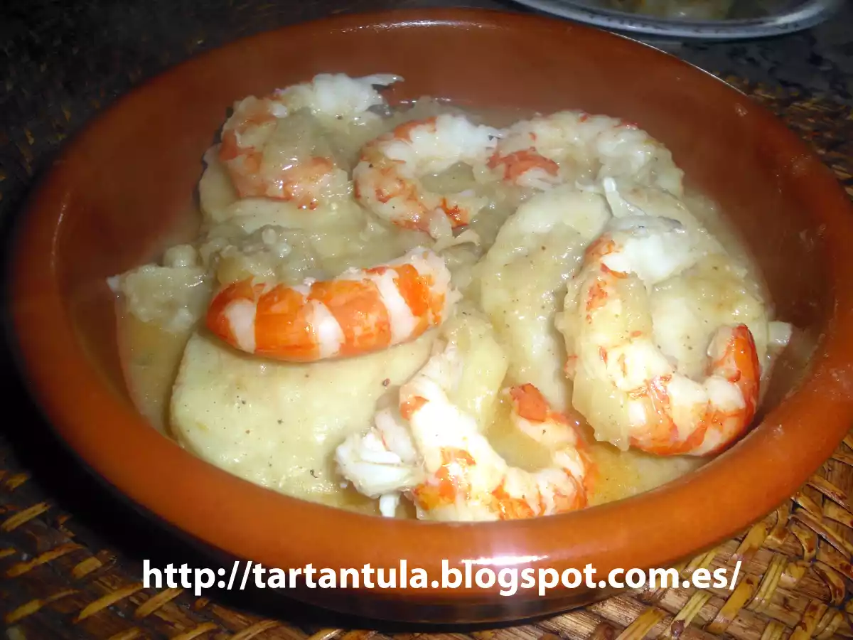 Medallones de merluza con langostinos - foto 2