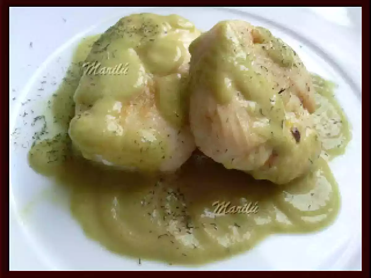 MEDALLONES DE MERLUZA EN SALSA DE JUDIAS - foto 2